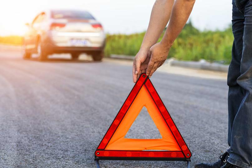  Wegen en Verkeer test kilometerpaaltjes in de rijrichting